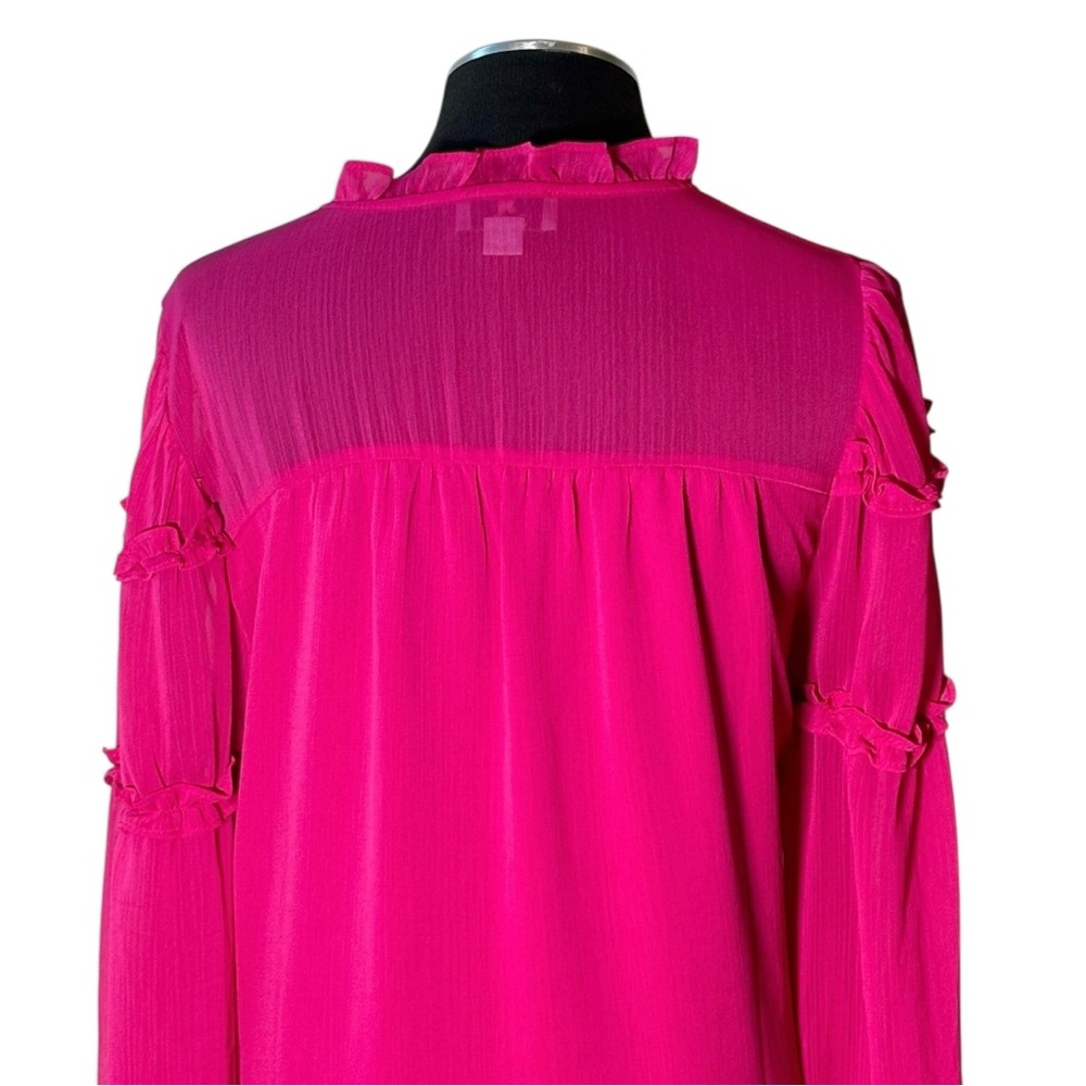 CeCe Pink Ruffle Blouse - Picture 7 of 10